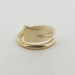 Rowing 9ct Yellow Gold Oar Ring (3 Options Available)