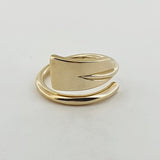 Rowing 9ct Yellow Gold Oar Ring (3 Options Available)