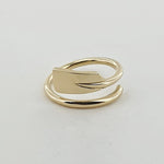 Rowing 9ct Yellow Gold Oar Ring (3 Options Available)