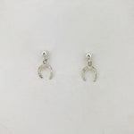 Sterling Silver Horseshoe Earrings