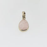 Rose Quartz Sterling Silver Pendant