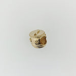 Paddling 9ct Yellow Gold Drum Bead