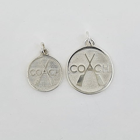 Rowing Sterling Silver Coach Disc (2 Options Available)