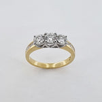 Diamond 18ct Gold Three Stone Ring
