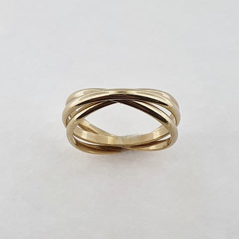 9ct Yellow Gold Russian Wedding Ring