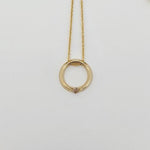 Chocolate Diamond 9ct Gold 45cm Necklace