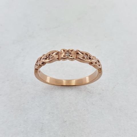 Diamond 9ct Rose Gold Ring