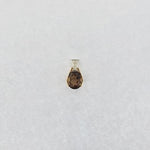 Smokey Quartz & Diamond 9ct Gold Pendant