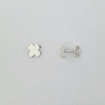 Sterling Silver Shamrock Earrings