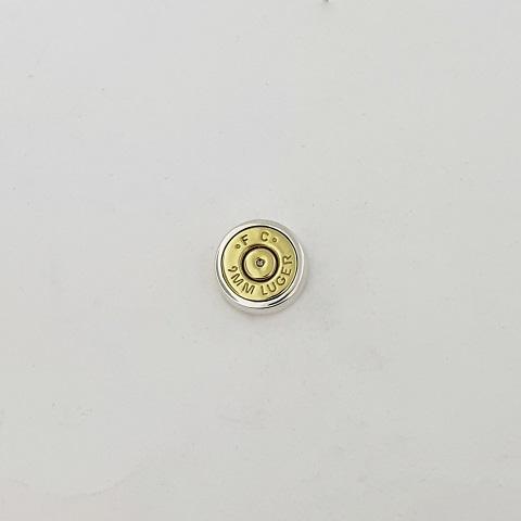 Sterling Silver Small Bullet Tie Pin