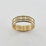 9ct Yellow Gold Engraved Ring