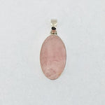 Rose Quartz Sterling Silver Pendant