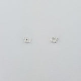 CZ Sterling Silver Bee Earrings