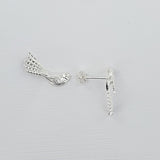 Sterling Silver Fantail Earrings