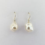 Freshwater Pearl Baroque 9ct Gold Earrings