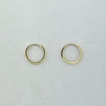 9ct Yellow Gold Huggies