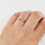 18ct White Gold & Diamond Ring