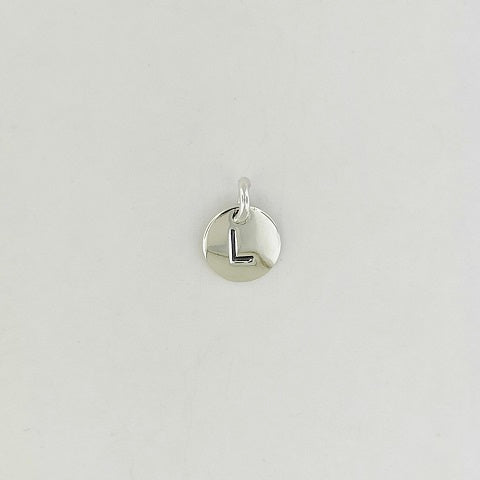 Sterling Silver Initial 'L' Pendant