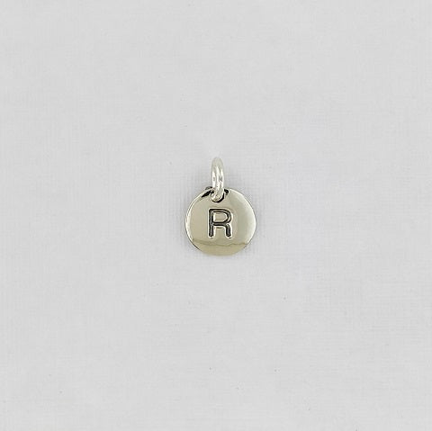 Sterling Silver Initial 'R' Pendant