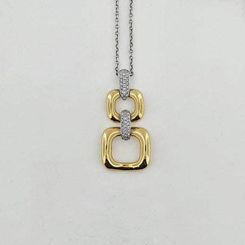 Diamond 14ct Gold Necklace