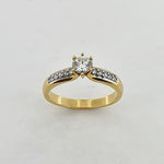 Diamond 18ct Gold Solitaire Ring