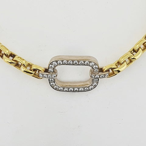 Diamond 18ct Gold Necklace