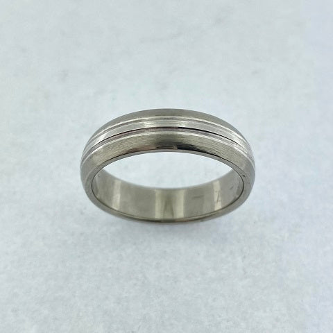 Titanium & Sterling Silver Ring