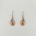 Diamond 9ct Rose Gold Earrings
