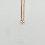 Diamond 9ct & 18ct Gold Necklace