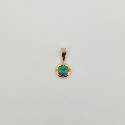 Opal 14ct Gold Pendant