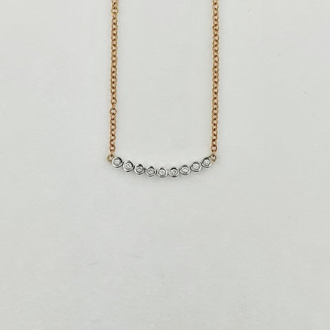 Diamond 9ct Gold Necklace