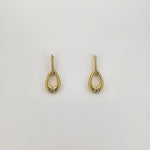 Diamond 9ct Yellow Gold Earrings