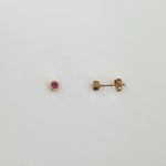 Ruby 9ct Gold Earrings