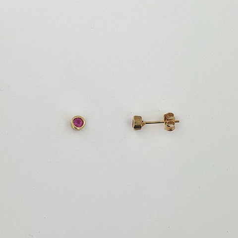 Ruby 9ct Gold Earrings