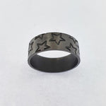 Zirconium Engraved Ring