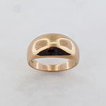 9ct Rose Gold Dome Ring