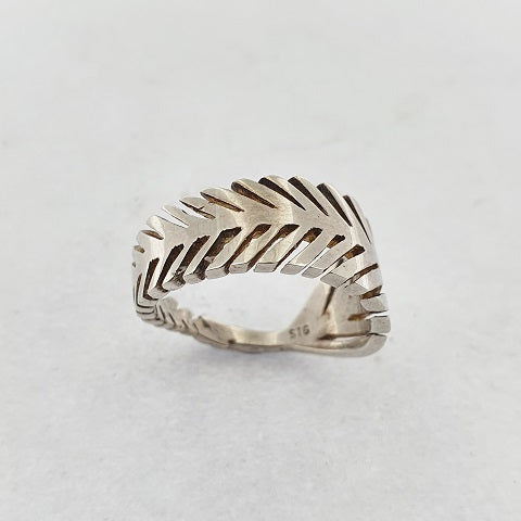 Sterling Silver Fern Ring
