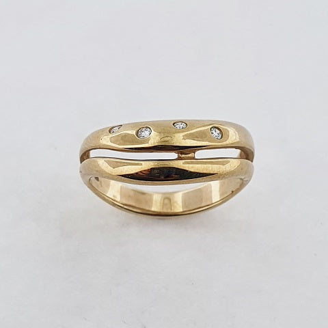 Diamond 9ct Gold Ring