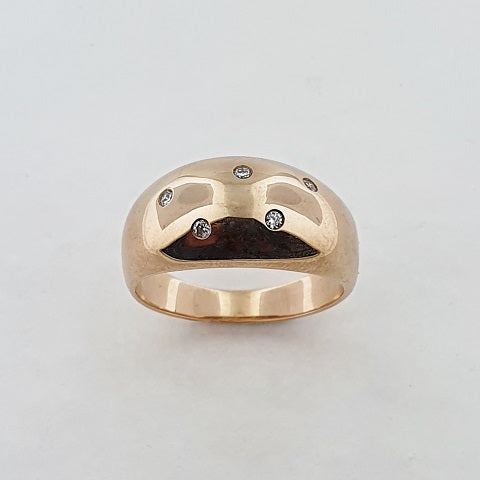 Bold Dome Chunky Statement Ring in Gold | Uncommon James