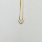 Diamond 9ct Gold Heart Necklace