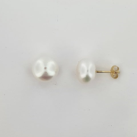 Freshwater Pearl 9ct Gold Earrings