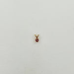 Rhodolite Garnet 9ct Gold Heart Pendant