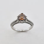 Chocolate & White Diamond 18ct Gold Ring