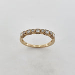 Diamond 9ct Yellow Gold Ring