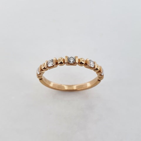 Diamond 18ct Rose Gold Ring