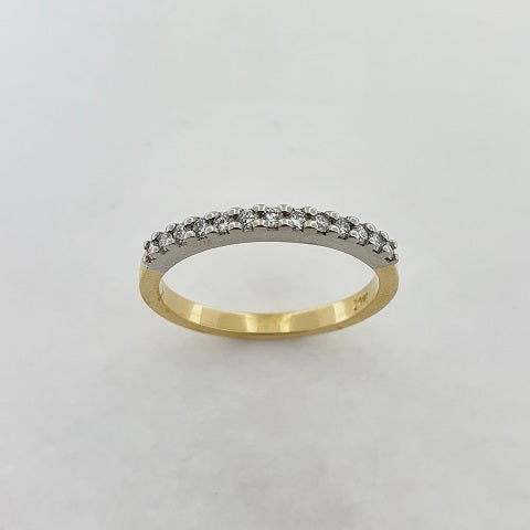 Diamond Platinum & 18ct Yellow Gold Ring