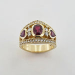 Ruby & Diamond 18ct Gold Ring